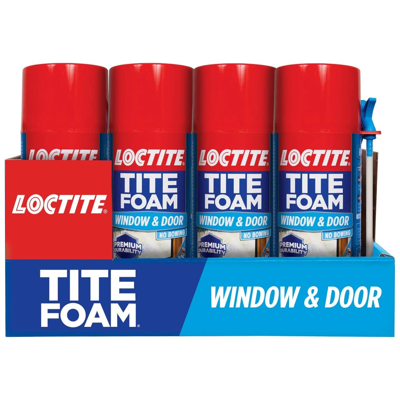 Loctite 2243625 Tite Foam Window & Door Sealant, 12oz, Finish-White
