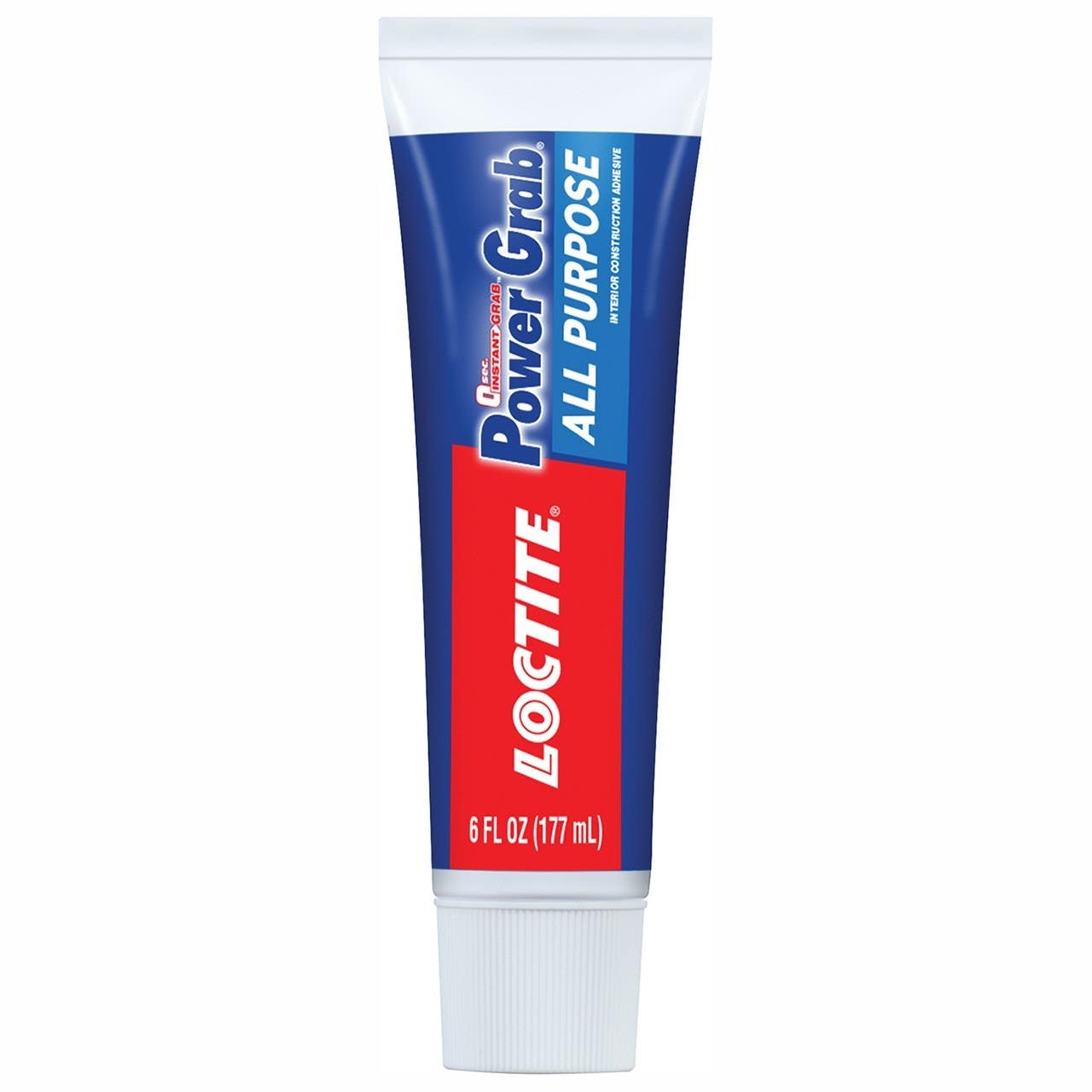 Loctite 2029846 Power Grab Express All Purpose Adhesive, 6 oz, Finish-White