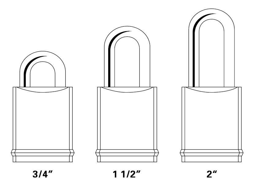 Falcon KS21 Series Padlocks (SFIC-Less Cylinder), Chrome Plated Brass Body