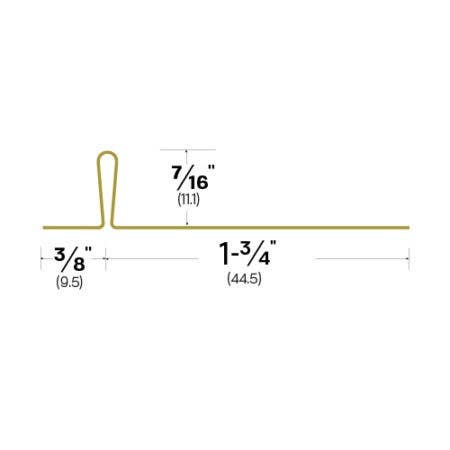 Legacy Manufacturing 6 Interlocking Metal Weatherstrip