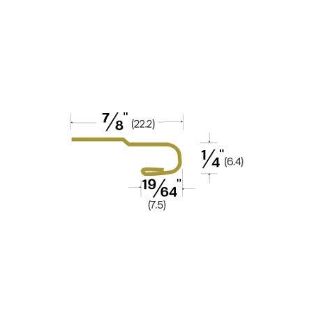 Legacy Manufacturing 732BR Bronze Sill Interlocking Hook,Finish-Architectural Bronze