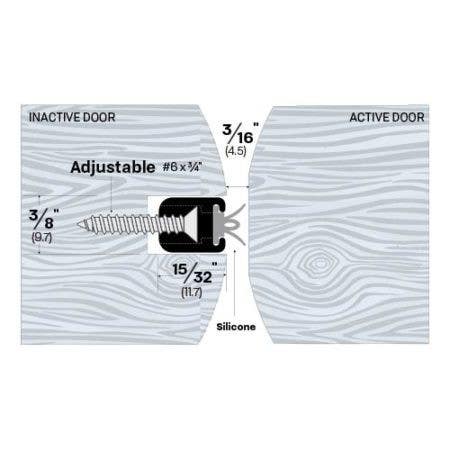 Legacy Manufacturing 733 Meeting Stile (15/32" by 3/8")