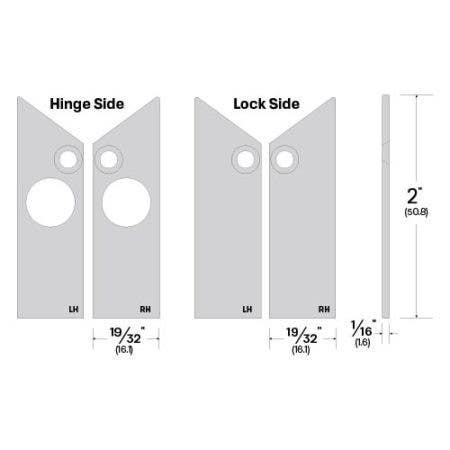 Legacy Manufacturing 4123EC Replacement End Cap (19/32" by 2")
