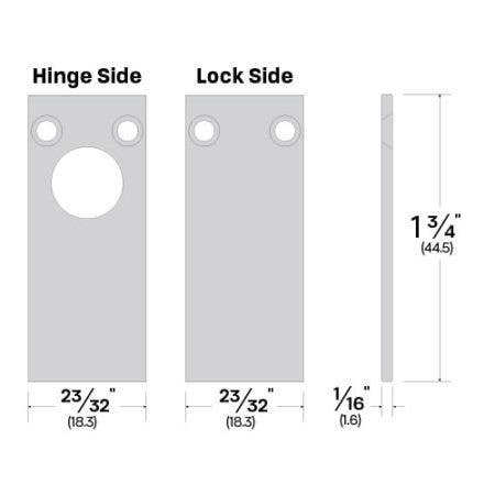 Legacy Manufacturing 4153EC Replacement End Cap (23/32" by 1-3/4")