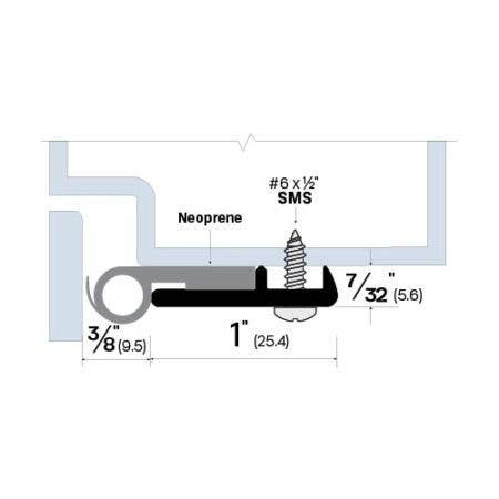 Legacy Manufacturing 5623 Mechanically Fastened Gasketing (1-3/8" by 7/32")