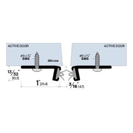 Legacy Manufacturing 7001 Meeting Stile (1-1/4" by 3/8")