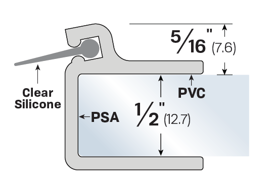 Legacy Manufacturing 7431 Meeting Stile for Glass Door