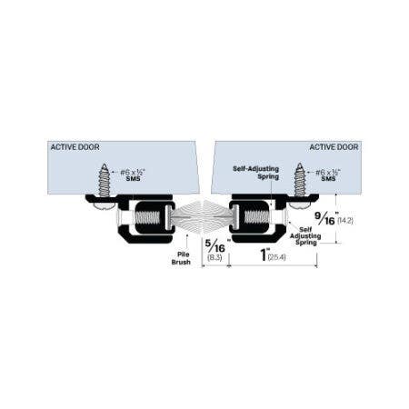 Legacy Manufacturing 7552 Meeting Stile (1-5/16" by 9/16")