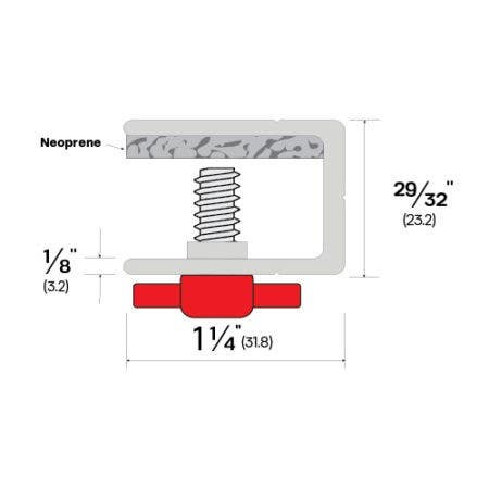 Legacy Manufacturing 22070-CH Aluminum Channel, Set