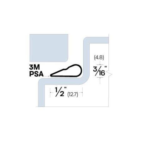 Legacy Manufacturing  5883S Self-Adhesive Gasketing, Material-Silicone