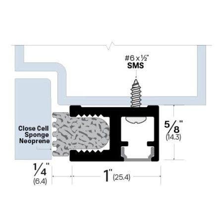 Legacy Manufacturing 52888 Mechanically Fastened Gasketing (5/8" by 1")