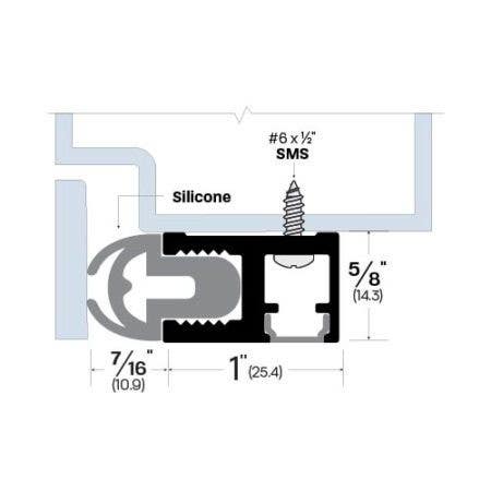 Legacy Manufacturing 51888 Mechanically Fastened Gasketing (5/8" by 1")