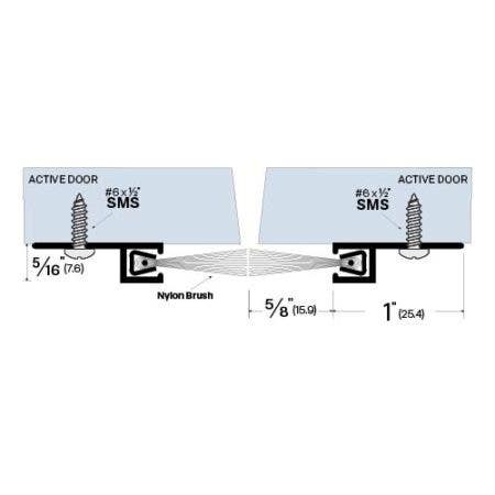 Legacy Manufacturing 72918 Meeting Stile (5/16" by 1-5/8")