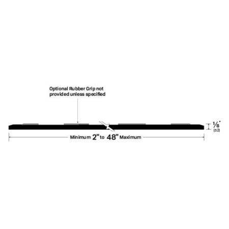 Legacy Manufacturing 3006EJSS Expansion Joint Plate Threshold, Finish-Stainless Steel