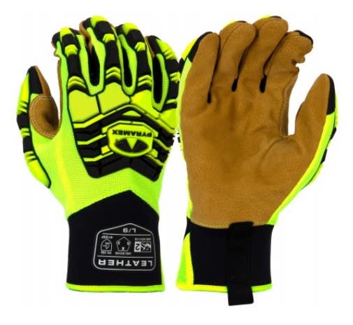 Pyramex GL805HT High Impact TPR Leather Gloves