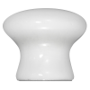 Laurey 01642 White Porcelain Cabinet Knob