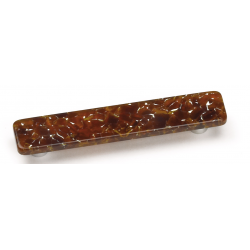 Laurey 30476 96mm Safari Rectangular Pull - Dark Tortoise