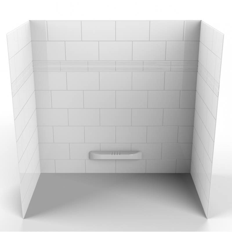 Bain Signature Mary Acrylic Alcove Bathtub Wall