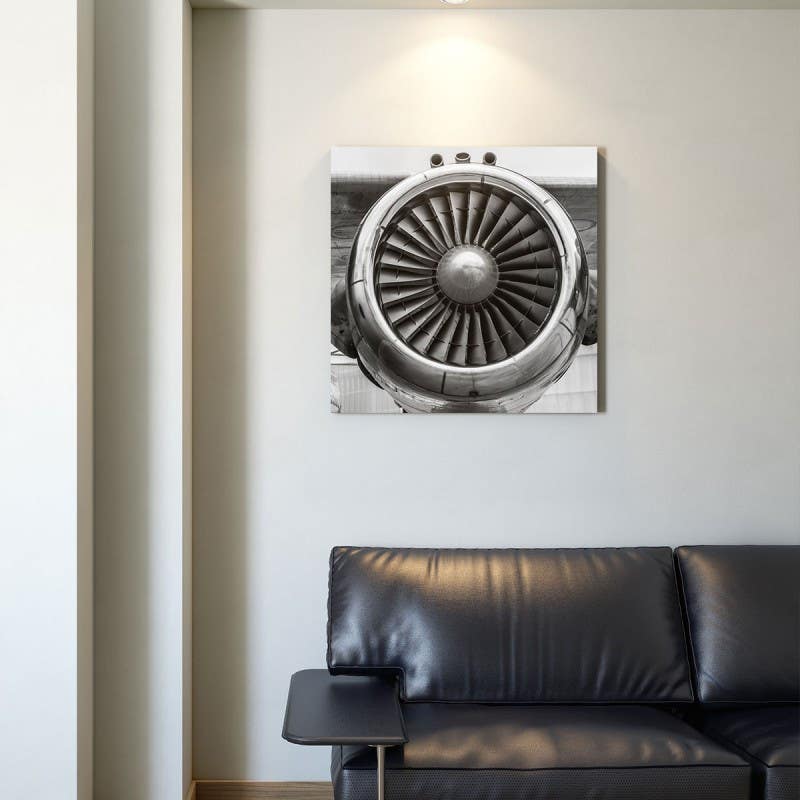 Bain Signature Turbine Printed Canvas Art