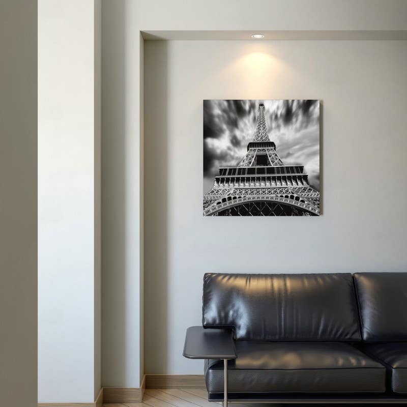 Bain Signature Eiffel Tower Printed Canvas Art