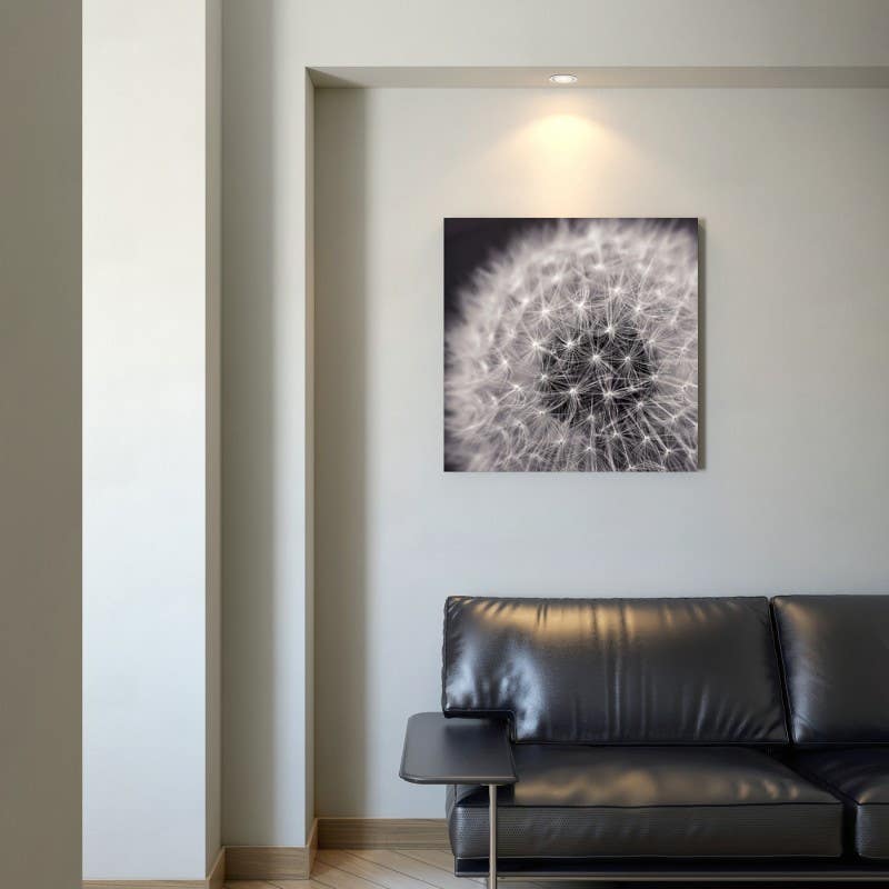 Bain Signature Dandellion Printed Canvas Art