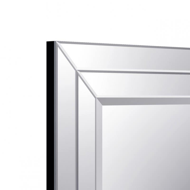Bain Signature Brampton Rectangular Mirror with all Glass Frame