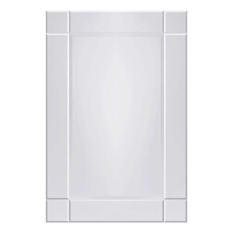 Bain Signature Surrey Rectangular Mirror with all Glass Frame