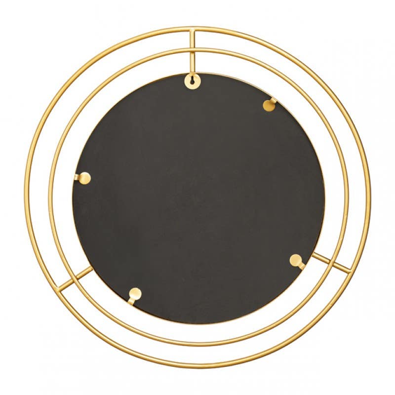 Bain Signature Genova Mirror With Gold Decorative Round Frame