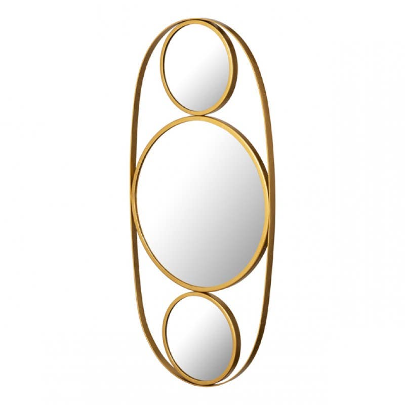 Bain Signature Myron Mirror with Gold Decorative Frame