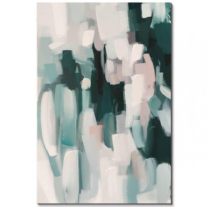 Bain Signature Ciano Canvas Print