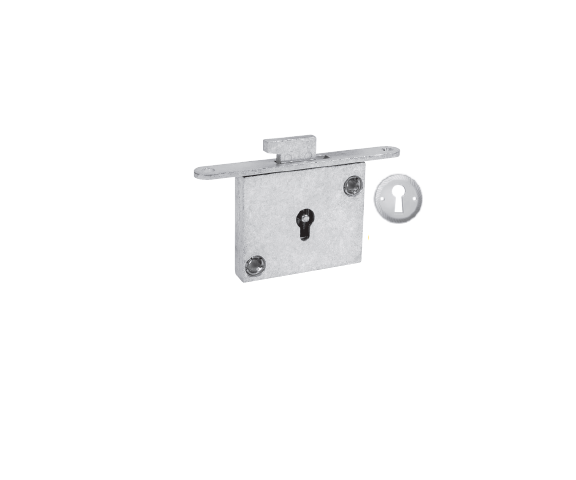CompX C8384-KA-3 National, Full Mortise Chest Lid Deadbolt Hook Lock, Bright Brass, Keyed Alike
