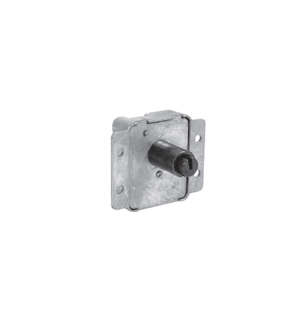 CompX C8414-KA-4G National, Chest Lid Lock, Surface Mount, Internal Bolt Engages Strike, Antique Brass, Keyed Alike