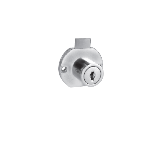 CompX C8705 National, Disc Tumbler Deadbolt Drawer Lock, Requires 7/8" Mounting Hole, Cylinder Length - 1-3/16"