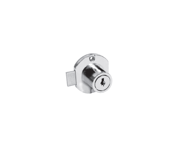 CompX C8704 National, Disc Tumbler Deadbolt Door Lock, Requires 7/8" Mounting Hole, Cylinder Length - 15/16"
