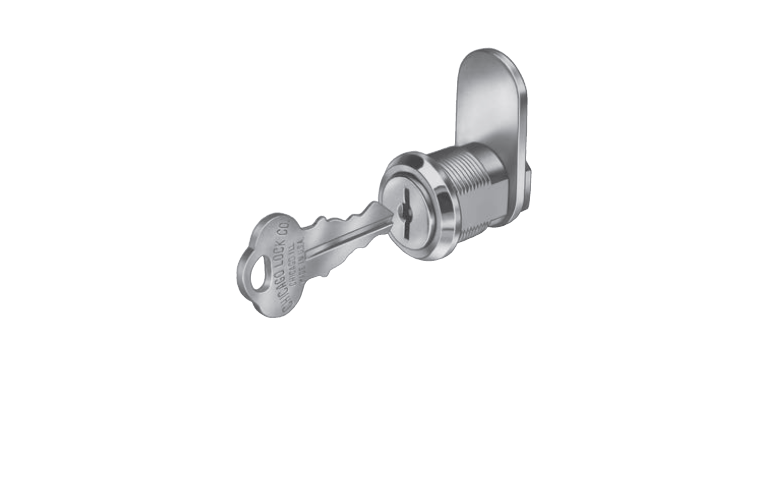 CompX C1801 Chicago, Double Bitted, Eleven Disc Cam Lock, Polished Nickel