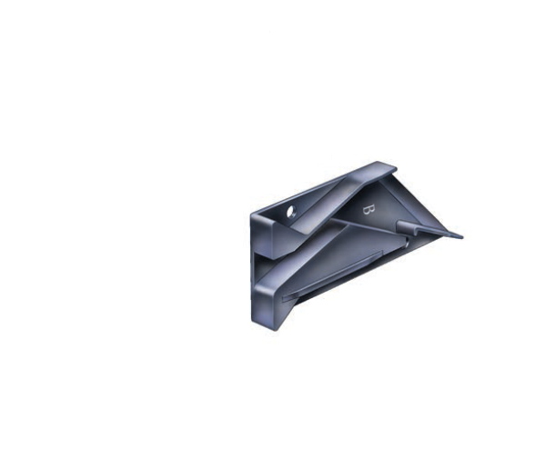 CompX D21 Timberline, Lateral File Anti-Tip Wedge, 25/Bag