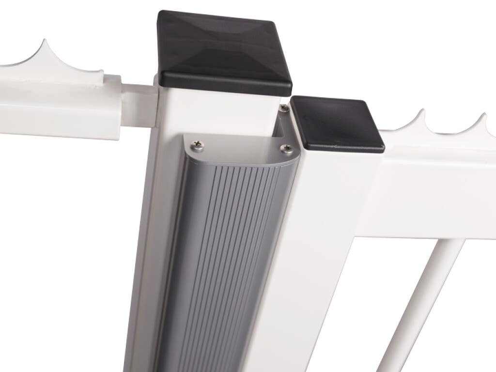 Locinox N-LINE-B-MAG Aluminium Finishing Profile for Swing Gates to Combine with MAGUNIT