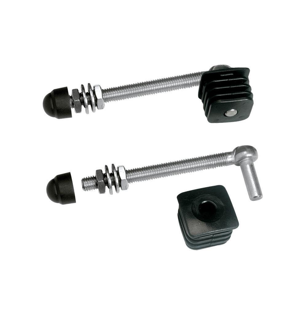 Locinox GBM12 Stainless Steel J-Bolt w/ Polyamide Plugs, 2-Pcs.