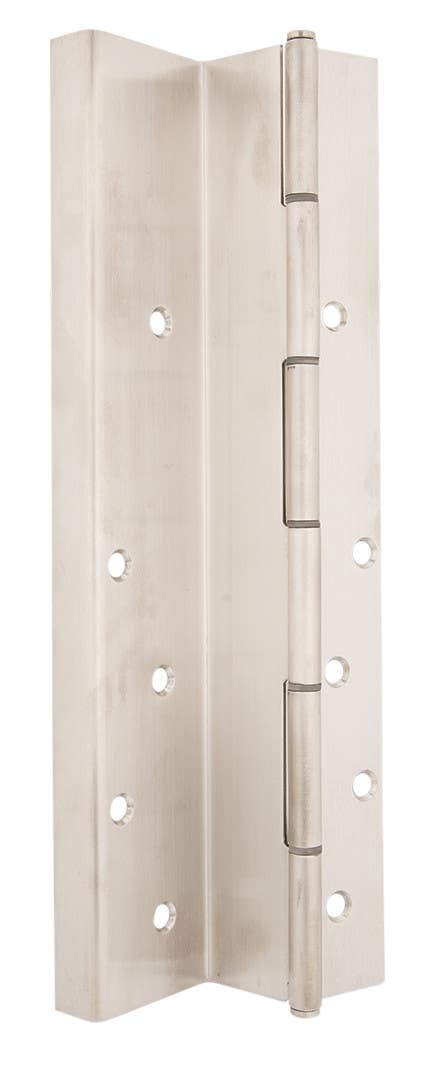 NGP SS311 Brushed Stainless Steel Pin & Barrel Continuous Hinge Swing Clear Hinge Guard