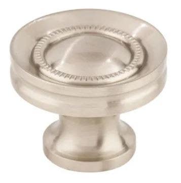 Top Knob M755 Oil Rubbed Button Faced Knob, 1-1/4" L x 1-1/4" W, Oil Rubbed Bronze