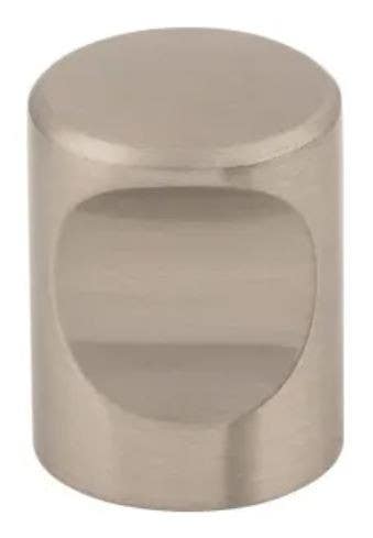 Top Knob M1860 Nouveau Indent Knob, 3/4" L x 3/4" W, Tuscan Bronze