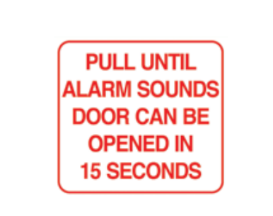 RCI BCDE Series Building Code Sign