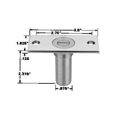 Baldwin Estate 0622 Dustproof Strike