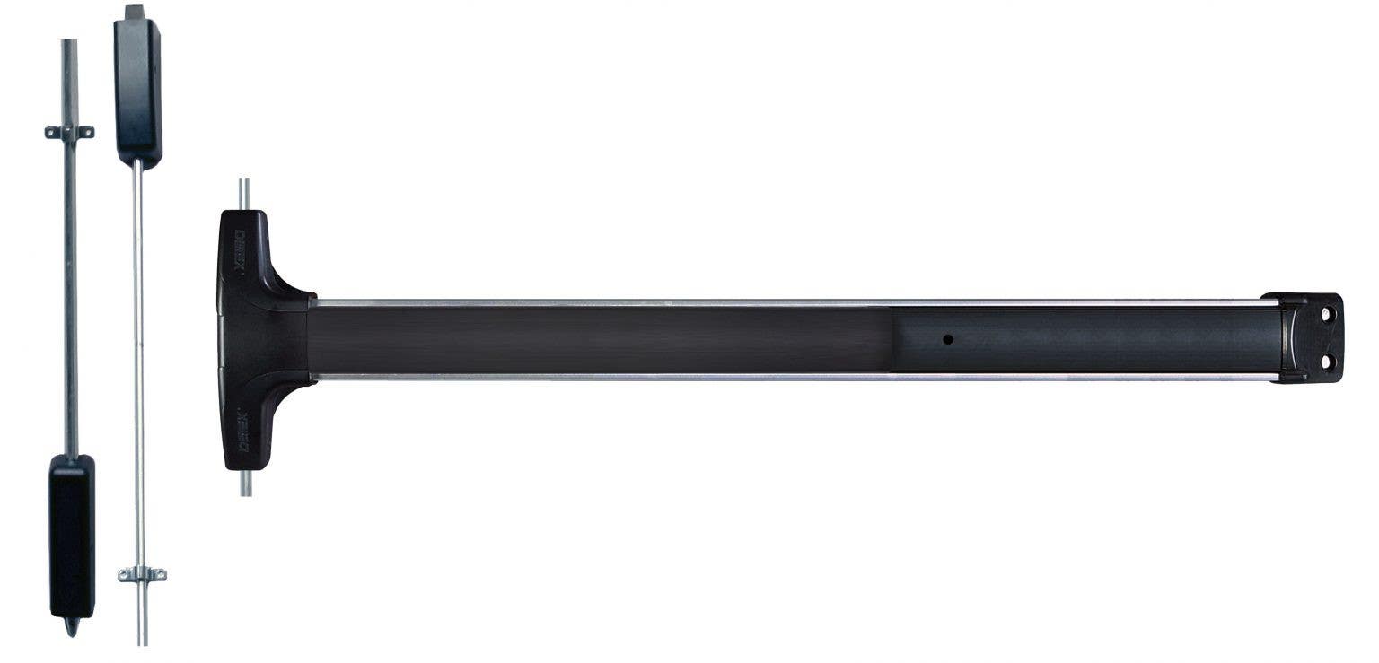 Detex V50xNS Series Narrow Stile Surface Vertical Rod Exit Device (For Narrow Stile Doors)