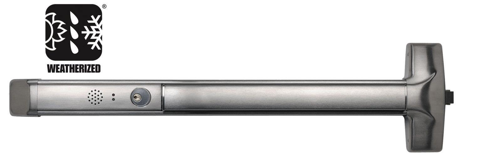 Detex ADVANTEX EB W Weatherized Exit Alarm w/ Battery & Advantex Series Exit Device