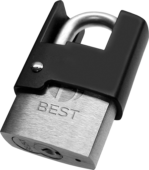 Best 21BSH Shrouded Padlock With Cut Resistant Shackle