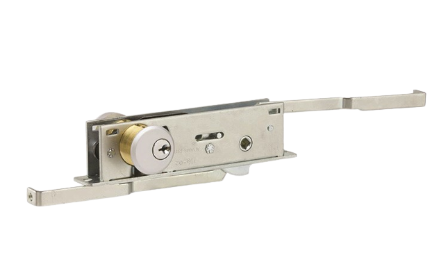 Adams Rite 1875-IB-603 Two-Point Deadlock for Roll-up Doors, Finish- Zinc Plated Steel