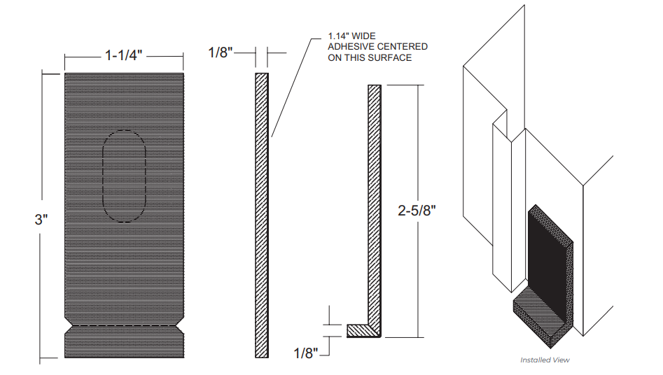 NGP 60FP STC Rated Acoustical Foam Pad set