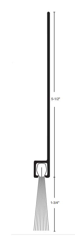 NGP G611 Nylon Brush Perimeter Seal