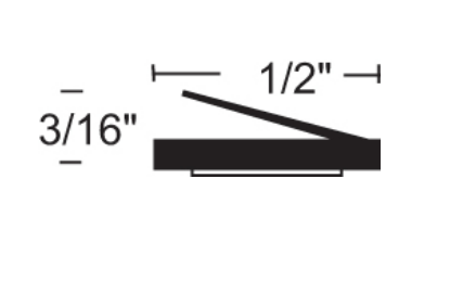 NGP 9850 Intumescent w/ TPE Fire & Smoke Seal, Charcoal Finish